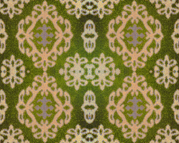 Geometric pattern on fabric — Stock Photo, Image